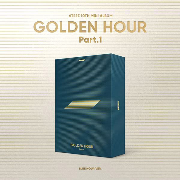 ATEEZ - 10th Mini Album [GOLDEN HOUR : Part.1] (BLUE HOUR Ver. Diary Ver. Golden hour ver. ) Kaeguli KPOP Shop Albums and Merchandise