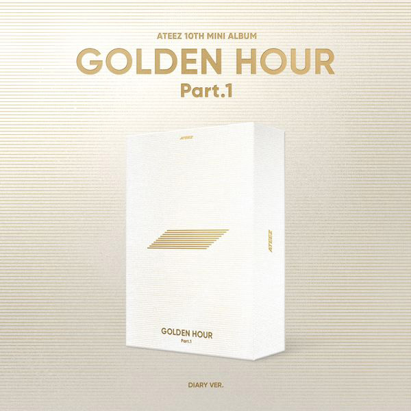 ATEEZ - 10th Mini Album [GOLDEN HOUR : Part.1] (BLUE HOUR Ver. Diary Ver. Golden hour ver. ) Kaeguli KPOP Shop Albums and Merchandise