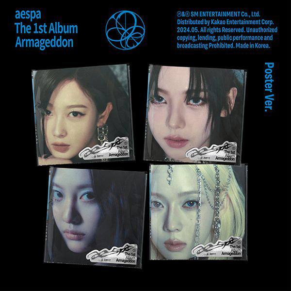 aespa - The 1st Album [Armageddon] (Poster Ver.) (GISELLE Ver. , NINNING ver. , Winter ver. ) Kaeguli KPOP Shop Albums and Merchandise