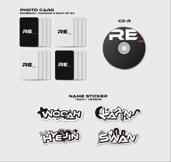 CRAXY - 1st Single Album [RE_] (Jewel Ver.) (RE_VAMP Ver.) kaeguli kpop albums and merchandise