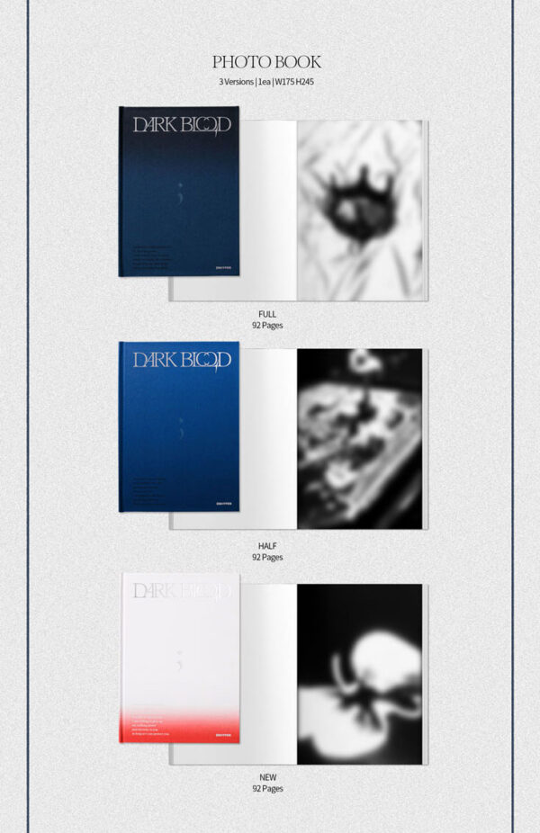 ENHYPEN - [DARK BLOOD] (Half Ver. Full Ver. New ver. ) Kaeguli KPOP Shop Albums and Merchandise