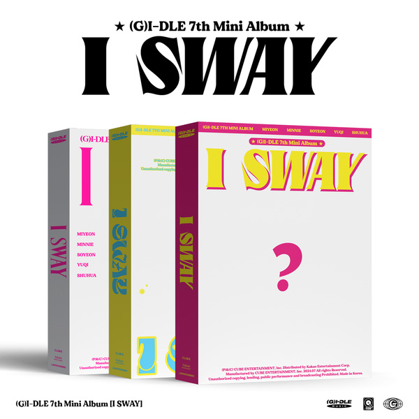 (G)I-DLE - 7th Mini Album [I SWAY] (Random Ver.) kaeguli kpop albums and merchandise