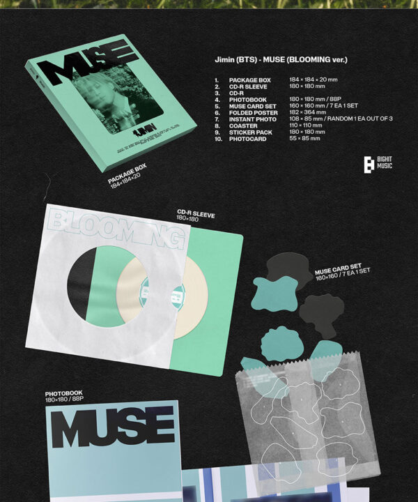 Jimin (BTS) - [MUSE] (Random Ver.) kaeguli kpop albums and merchandise