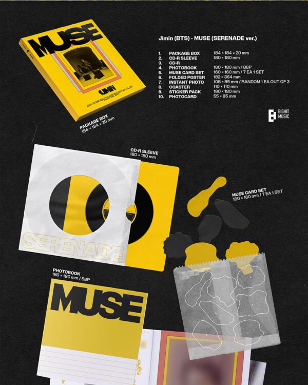 Jimin (BTS) - [MUSE] (Random Ver.) kaeguli kpop albums and merchandise
