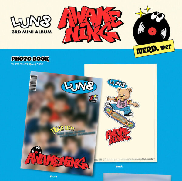 LUN8 - 3rd Mini Album [AWAKENING] (Nerd Ver.) kaeguli kpop albums and merchandise