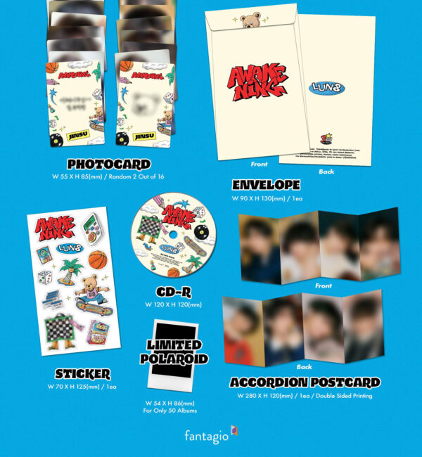 LUN8 - 3rd Mini Album [AWAKENING] (Nerd Ver.) kaeguli kpop albums and merchandise
