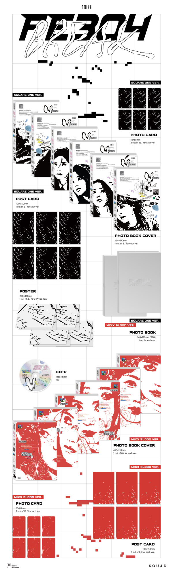 NMIXX - 2nd EP Album [Fe3O4 BREAK] (Random Ver.) Contents Kaeguli KPOP Shop Albums and Merchandise