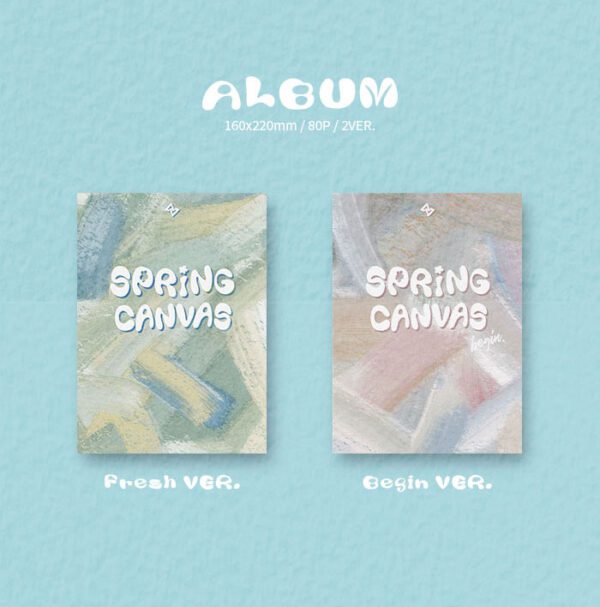 SEVENUS - 1st Mini Album [SPRING CANVAS] (Begin Ver.) Kaeguli KPOP Shop Albums and Merchandise