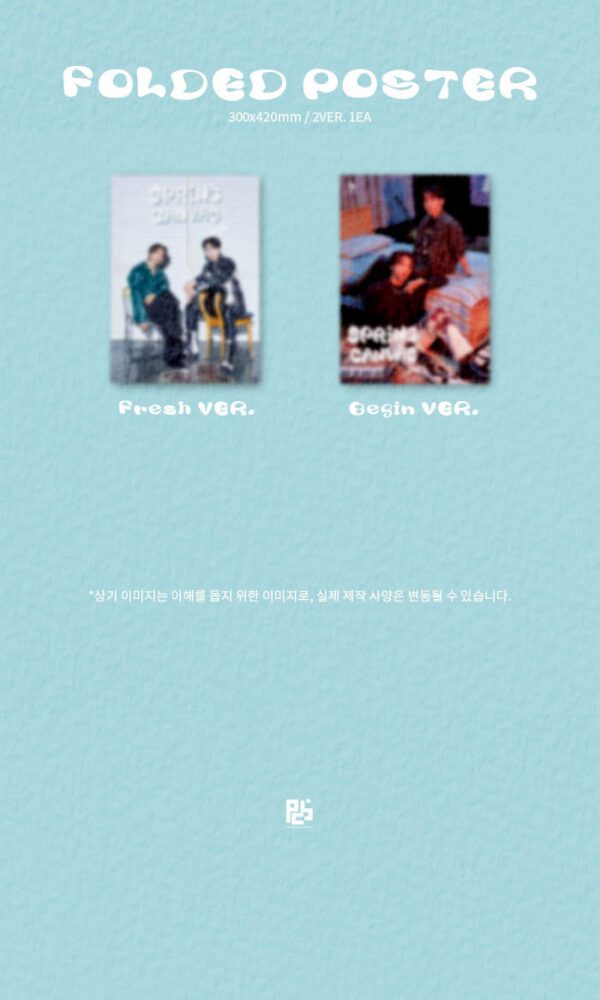 SEVENUS - 1st Mini Album [SPRING CANVAS] (Begin Ver.) Kaeguli KPOP Shop Albums and Merchandise