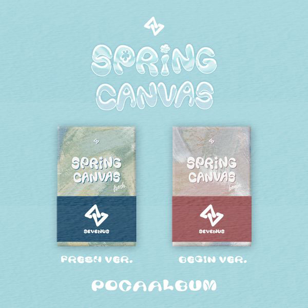 SEVENUS - 1st Mini Album [SPRING CANVAS] (Fresh Ver.) Kaeguli KPOP Shop Albums and Merchandise