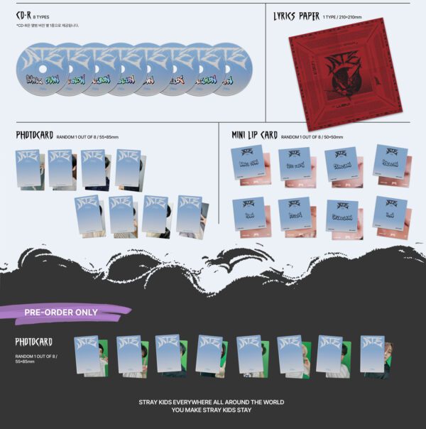 Stray Kids - 9th Mini Album ATE (Accordian Ver.) Kaeguli KPOP Shop Albums and Merchandise