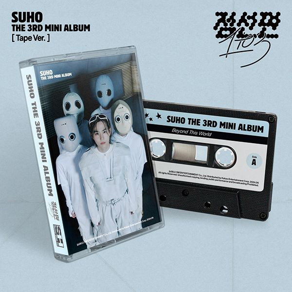 SUHO - 3rd Mini Album [점선면 (1 to 3)] (Tape Ver.) Kaeguli KPOP Shop Albums and Merchandise