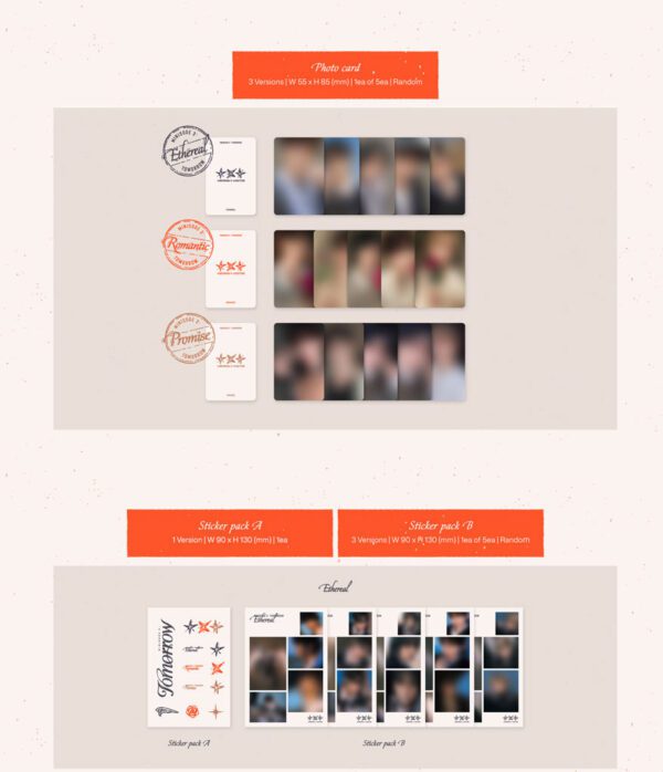 TOMORROW X TOGETHER (TXT) - 6th Mini Album [minisode 3: TOMORROW] (Ethereal , Promise) Kaeguli KPOP Shop Albums and Merchandise