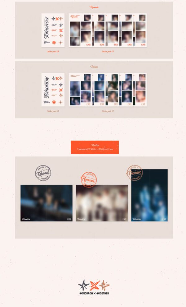TOMORROW X TOGETHER (TXT) - 6th Mini Album [minisode 3: TOMORROW] (Ethereal , Promise) Kaeguli KPOP Shop Albums and Merchandise