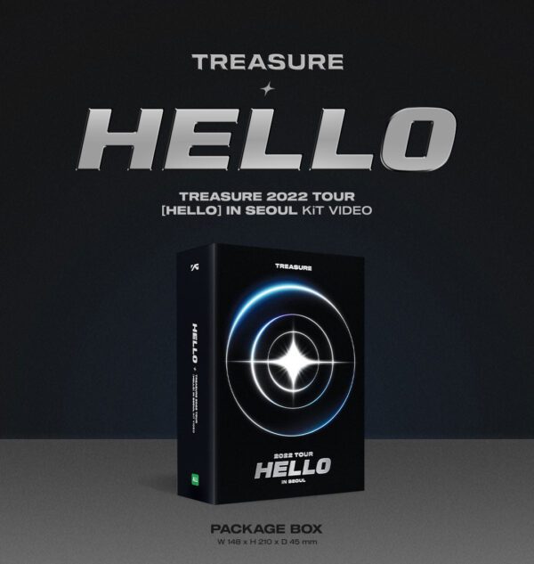 TREASURE - 2022 TOUR [HELLO] IN SEOUL KiT VIDEO Kaeguli KPOP Shop Albums and Merchandise