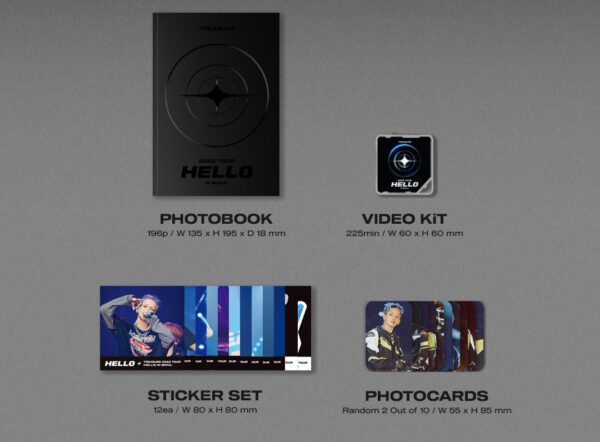 TREASURE - 2022 TOUR [HELLO] IN SEOUL KiT VIDEO Kaeguli KPOP Shop Albums and Merchandise