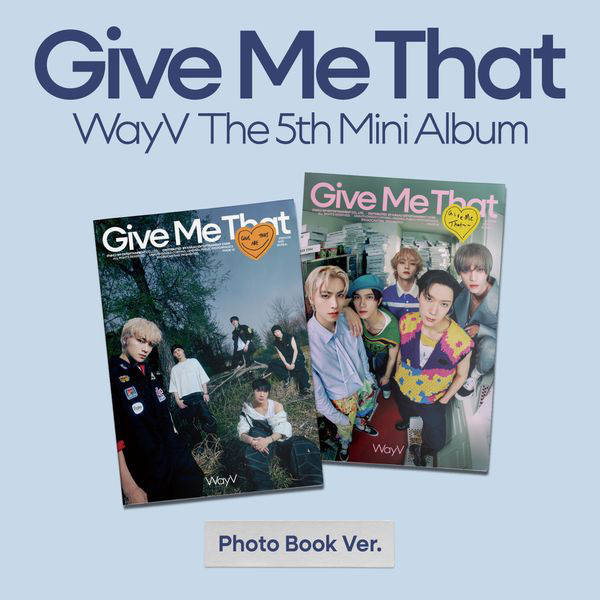 WayV - 5th Mini Album [Give Me That] (Photo Book Ver.) (A Ver. , b ver.) Kaeguli KPOP Shop Albums and Merchandise