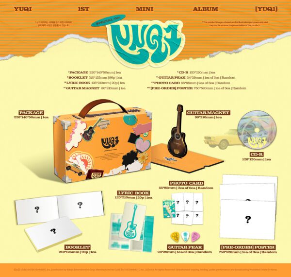 YUQI ((G)I-DLE) - 1st Mini Album [YUQ1] (SPECIAL Ver.) Kaeguli KPOP Shop Albums and Merchandise