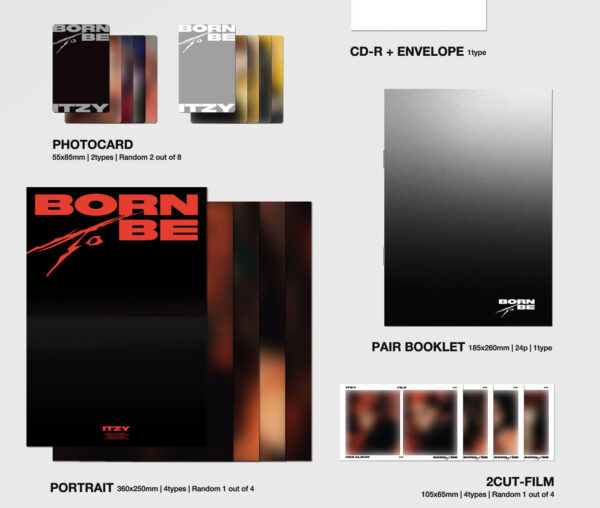 ITZY - [BORN TO BE] (LIMITED VER.) Kaeguli KPOP Shop Albums and Merchandise