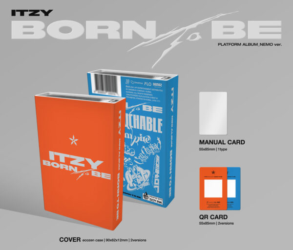 ITZY - [BORN TO BE] (PLATFORM ALBUM_NEMO VER.) (A (Orange) Ver.) Kaeguli KPOP Shop Albums and Merchandise