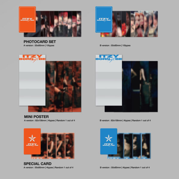 ITZY - [BORN TO BE] (PLATFORM ALBUM_NEMO VER.) (A (Orange) Ver.) Kaeguli KPOP Shop Albums and Merchandise