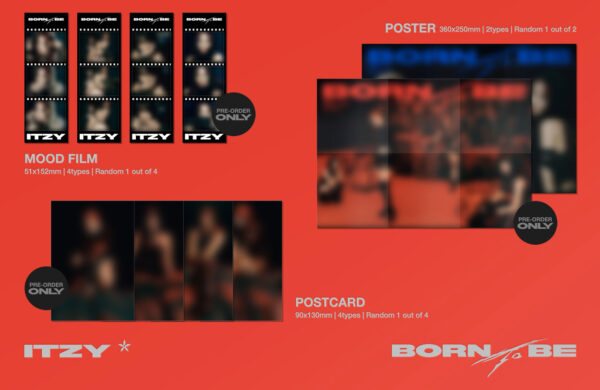 ITZY - [BORN TO BE] (STANDARD VER.) (A Ver. , B Ver. ) Kaeguli KPOP Shop Albums and Merchandise