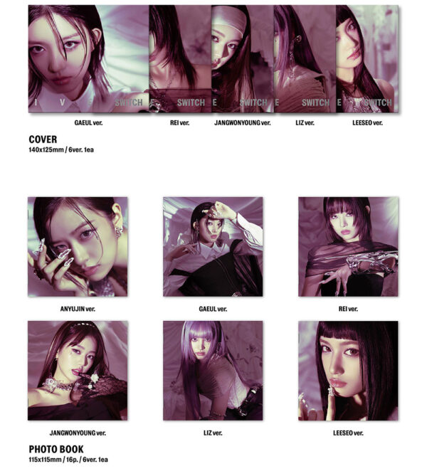 IVE - THE 2nd EP [IVE SWITCH] (Digipack Ver.) (An Yujin Ver. Rei VER. ) Kaeguli KPOP Shop Albums and Merchandise