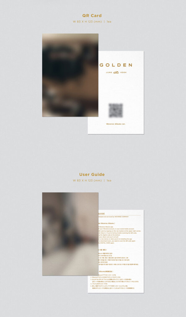Jung Kook - [GOLDEN] (Weverse Albums ver.) Kaeguli KPOP Shop Albums and Merchandise