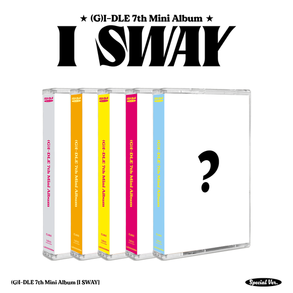 (G)I-dle I SWAY 7th Mini Album special version kaeguli kpop shop albums and merchandise