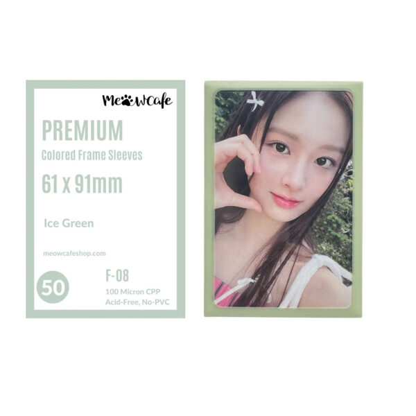 Photocard Sleeve - Premium 61 x 91 mm [Pastel Green] kaeguli kpop shop albums and merchandise