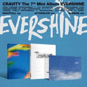 CRAVITY - THE 7TH MINI ALBUM [EVERSHINE] NIGHTFALL Ver. Sunrise Version afterglow version kaeguli kpop shop albums and merchandise