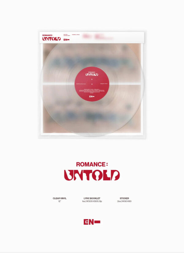 ENHYPEN - [ROMANCE : UNTOLD] LP kaeguli kpop shop albums and merchandise