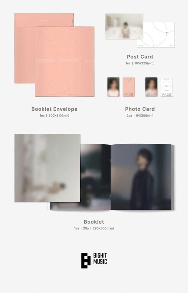 JIMIN (BTS) - FACE (WEVERSE ALBUMS VER.) kaeguli kpop shop albums and merchandise