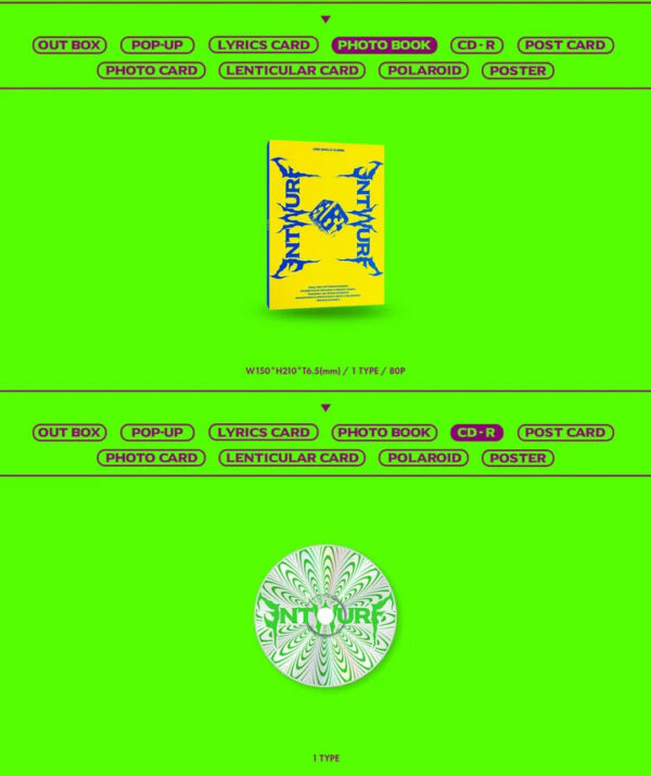 NMIXX - 2ND SINGLE ALBUM [ENTWURF] LIMITED Ver. kaeguli kpop shop albums and merchandise