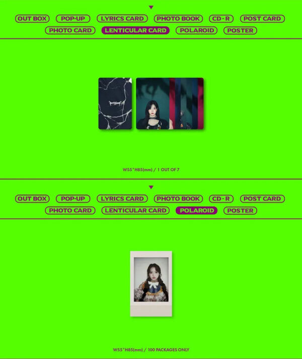 NMIXX - 2ND SINGLE ALBUM [ENTWURF] LIMITED Ver. kaeguli kpop shop albums and merchandise