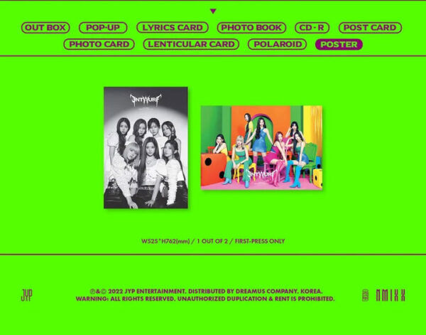 NMIXX - 2ND SINGLE ALBUM [ENTWURF] LIMITED Ver. kaeguli kpop shop albums and merchandise