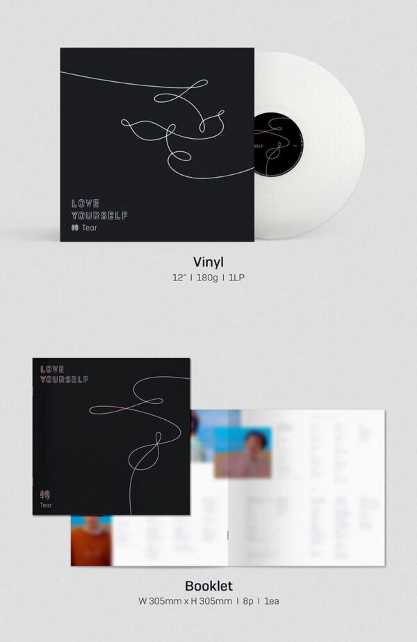 BTS - LOVE YOURSELF ‘Tear’ (LP) kaeguli kpop shop albums and merchandise