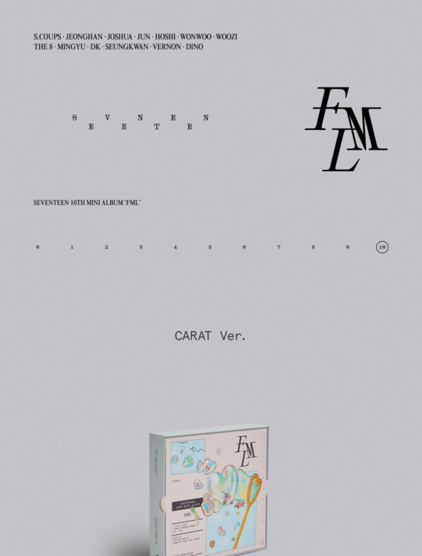 SEVENTEEN - 10th Mini Album [FML] (CARAT Ver.) Kaeguli Kpop Shop Albums and Merchandise