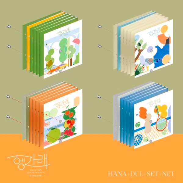 SEVENTEEN - 7th MINI AlBUM [Heng:garae) (NET Ver.) Kaeguli Kpop Shop Albums and Merchandise