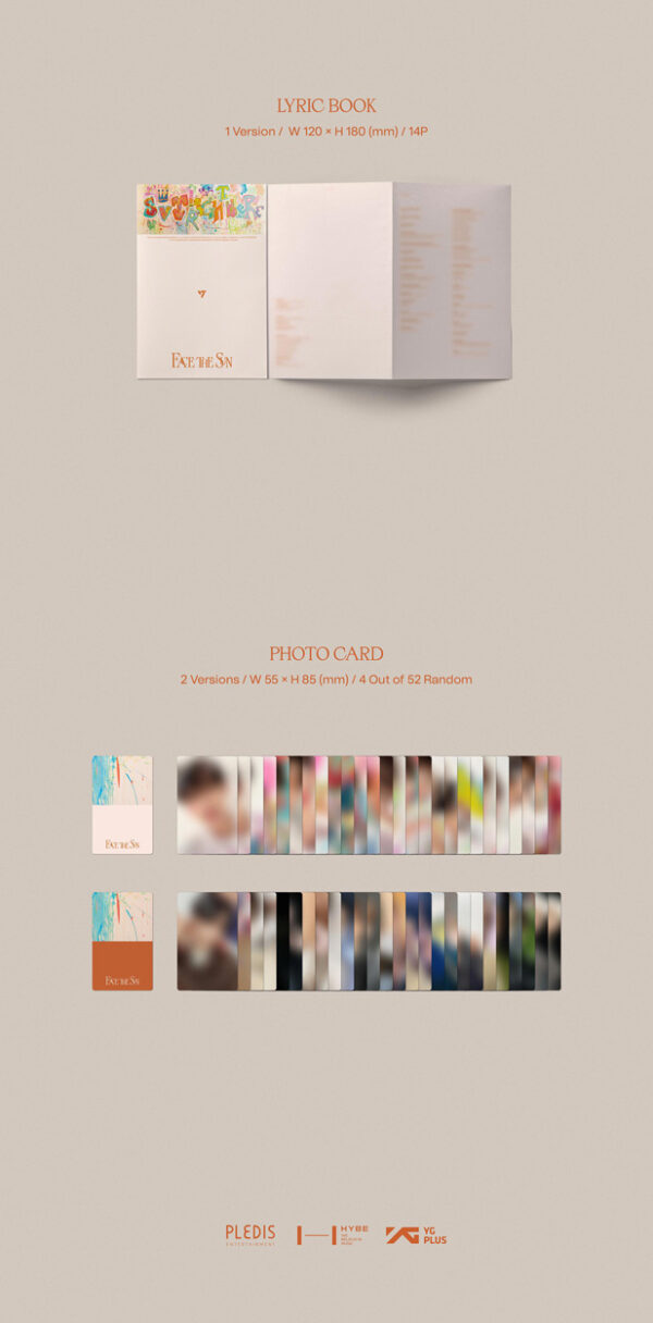 SEVENTEEN - Vol. r [FACE THE SUN] (CARAT Ver.) (Random Ver.) Kaeguli Kpop Shop Albums and Merchandise