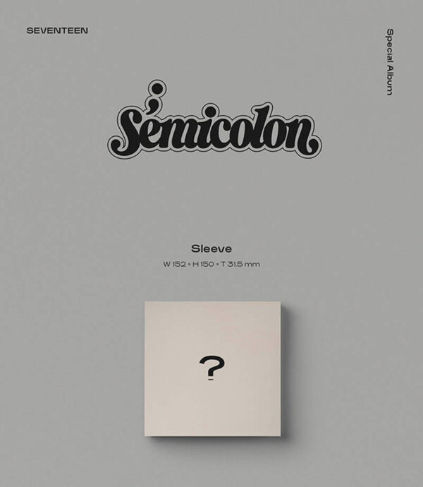 SEVENTEEN - ; [SEMICOLON] SPECIAL ALBUM. (RANDOM) Kaeguli Kpop Shop Albums and Merchandise