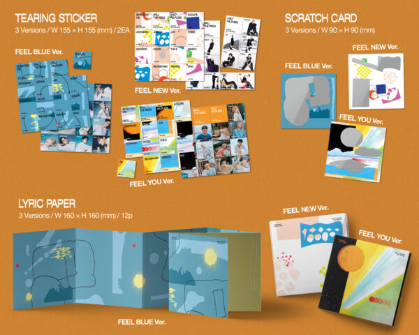 SEVENTEEN - 12TH MINI ALBUM [SPILL THE FEELS] (2 FEEL YOU Ver.) (0 Feel blue ver.) (1 feel new ver.) Kaeguli Kpop Shop Albums and Merchandise