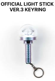 SEVENTEEN OFFICIAL LIGHT STICK Ver.3 Keyring (battery included) kaeguli kpop shop albums and merchandise