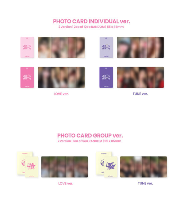 FIFTY FIFTY - 2nd Mini Album [Love Tune] (LOVE ver.) tune version kaeguli kpop shop albums and merchandise