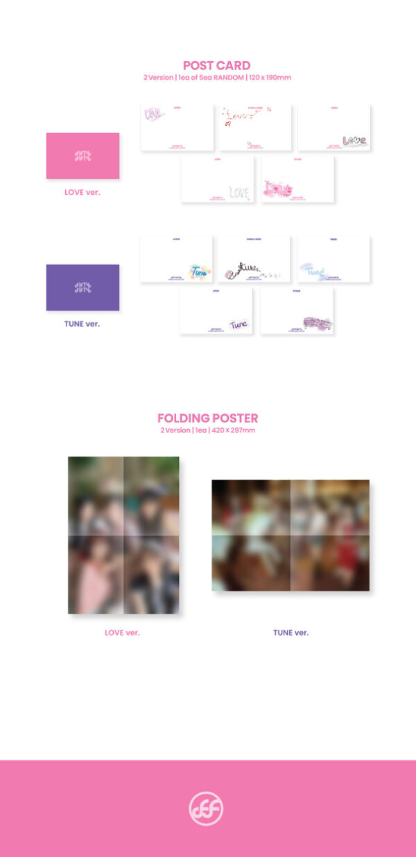 FIFTY FIFTY - 2nd Mini Album [Love Tune] (LOVE ver.) tune version kaeguli kpop shop albums and merchandise