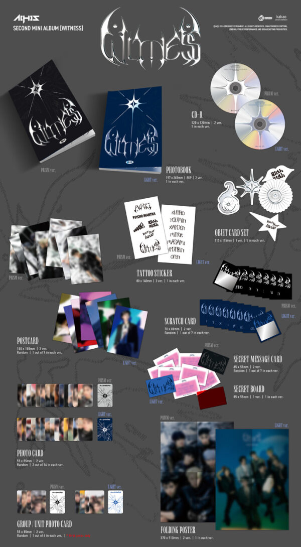 ALL(H)OURS – 2nd Mini Album [WITNESS] (Light Ver.) kaeguli kpop shop albums and merchandise