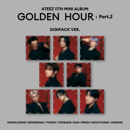 ATEEZ - 11th Mini Album [GOLDEN HOUR : Part.2] (Digipack Ver.) kaeguli kpop shop albums and merchandise