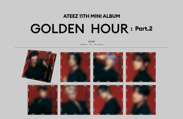 ATEEZ - 11th Mini Album [GOLDEN HOUR : Part.2] (Digipack Ver.) kaeguli kpop shop albums and merchandise