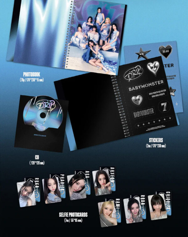 BABYMONSTER - 1st Full Album [DRIP] (BINDER Ver.) kaeguli kpop shop albums and merchandise