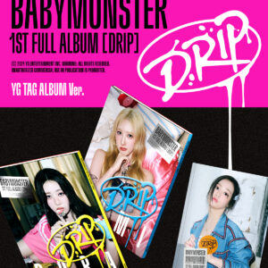 BABYMONSTER - 1st Full Album [DRIP] (YG TAG ALBUM Ver.) (7 TYPE Random) kaeguli kpop shop albums and merchandise